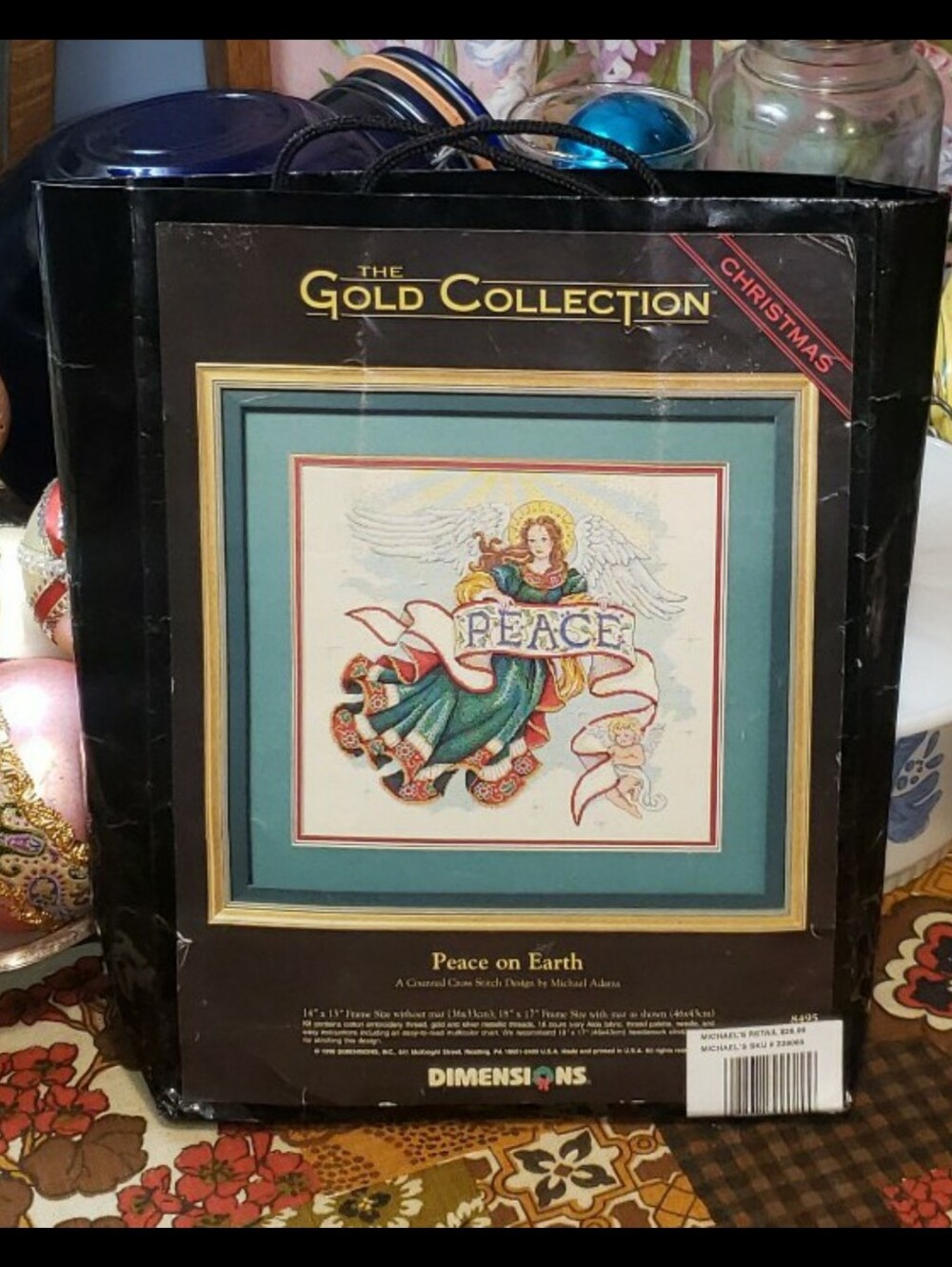 Dimensions The Gold Collection  Christmas "Peace On Earth" Cross-Stitch Kit